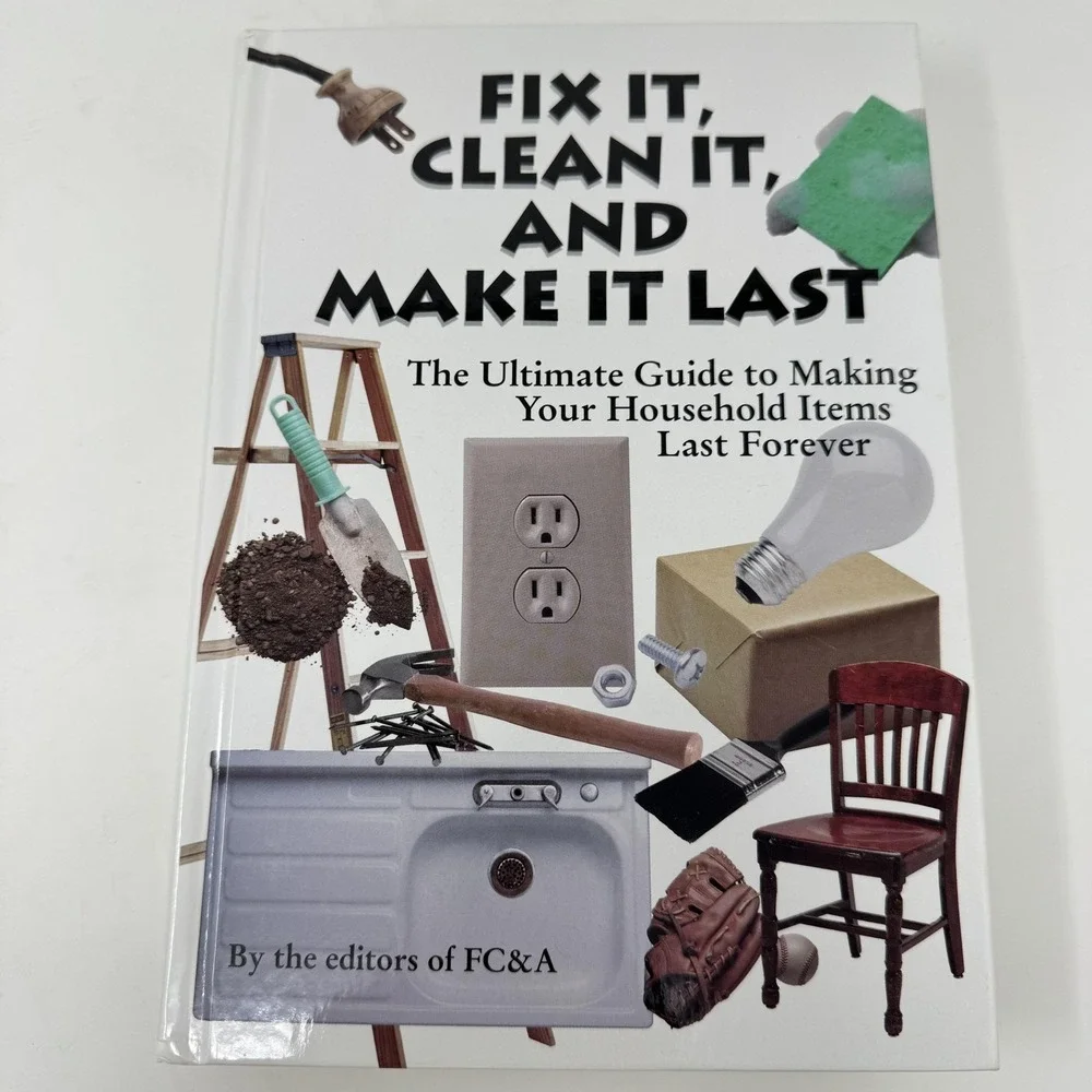 Vintage Fix It, Clean It, And Make It Last Editors FC&A White PB USA‎ 1998